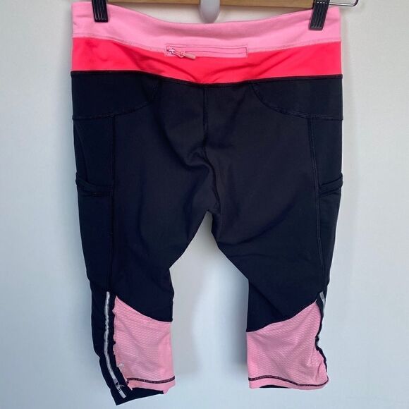 Ivivva Pink And Black Girls Crop - Picture 3 of 6